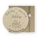 ДЕРЕВЯННЫЙ АДВЕНТ-КАЛЕНДАРЬ С ГРАВИРОВКОЙ НАЗВАНИЯ