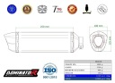 M1000XR 2020 - 2026 ПОВНИЙ СИСТЕМА КОЛЕКТОР ВИХЛОП ГЛУШНИК HP6 ЧОРНИЙ DOMINATOR  фото 5
