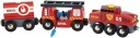 FIRE BRITAIN красный Мировой поезд BRIO 3+ вагона