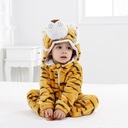 PYŽAMO PRE DETI TIGER OBLEČENIE KIGURUMI 80 Vek dieťaťa 12 mesiacov +