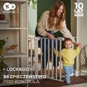 Bezpečnostná bránka rozperného schodiska dverí LOCK&GO Kinderkraft biela EAN (GTIN) 5902533924042