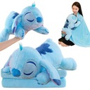 DUŻA MASKOTKA ŚPIĄCY STITCH PODUSZKA KOCYK LILO I STICH PLUSZAK PRZYTULANKA