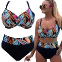 ЖЕНСКИЙ КУПАЛЬНИК ИЗ ДВУХ ЧАСТЕЙ С ВЫСОКОЙ ПОСАДКОЙ, РАЗМЕР 85G