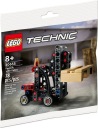Оригинальный вилочный погрузчик Technic LEGO 30655 с поддоном