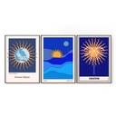 ПЛАКАТ a3 КОМПОЗИЦИЯ ПЛАКАТОВ ДЛЯ УКРАШЕНИЯ ДОМА ПЛАКАТЫ НА СТЕНУ 3 шт.