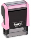 ШТАМП КОМПАНИИ АВТОМАТИЧЕСКИЙ TRODAT 4911 5 линий 38x14мм ПАСТЕЛЬНО-РОЗОВЫЙ КАЧЕСТВО