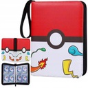 Папка-переплет для карточек Pokemon, 50 страниц с замком