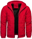 КУРТКА МУЖСКАЯ С КАПЮШОНОМ, КРАСНАЯ, размер L