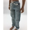 Pánske džínsové nohavice v mierke 1/6 na akciu Dĺžka nohavíc iná