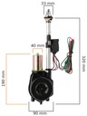 ANTENA ELÉCTRICA PARA MAZDA 626 MPV SAAB 9000 9-3 