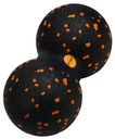 Роликовый массажный ролик + двойной шарик Duoball 45 см, набор