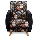 Retro Fotel Patchwork Ręcznie Szyty