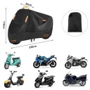 HOUSSE SUR MOTOCYCLETTE 210D XXL 220*95*110CM NOIRphoto 11