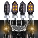 ПОВОРОТНИКИ LED (СВІТЛОДІОД) (СВІТЛОДІОД) DO МОТОЦИКЛЕТНІ QUADA ЖОВТИЙ 12V 5 LED (СВІТЛОДІОД) (СВІТЛОДІОД) 4 ШТУКИ  фото 12
