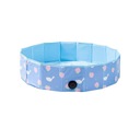Skladací bazén pre veľké psy, prenosné PVC na kúpanie domácich zvierat 80 cm x 20 cm modrá Kód výrobcu Blesiya-64056309