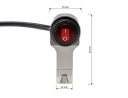 WLACZNIK, ПЕРЕМИКАЧ PODSW. LED (СВІТЛОДІОД) CNC 22 MM СРІБНИЙ  фото 7