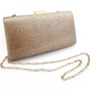 ЭЛЕГАНТНАЯ СУМОЧКА ЗОЛОТО ШАМПАНСКОЕ СУМКА-Клатч НА ЦЕПОЧКЕ