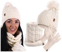 ЖЕНСКАЯ ЗИМНЯЯ ШАПКА С ПОМПОНОМ, ЮБКА И ПЕРЧАТКИ