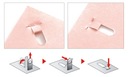 БЕЗСКРЕПЛЕННЫЙ степлер PLUS STAPLE-FREE SL-106AB офисный степлер СИНИЙ