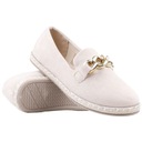 БЕЖЕВЫЕ ЖЕНСКИЕ ТУФЛИ-СЛИПОНЫ ESPARDYLES НА СТЕЛКЕ ИЗ ЭКО КОЖИ, УДОБНЫЕ ЭЛЕГАНТНЫЕ