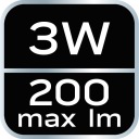 2 CV LAMPE DE POCHE 3XAA 200 LM COB LED 99-032 NEOphoto 7