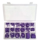 Набор из 265 фиолетовых кондиционеров уплотнительных колец