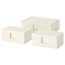 IKEA BYGGLEK LEGO Коробка с крышкой, 3 шт.