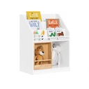 SoBuy книжный шкаф, детские газеты, отдельно стоящая полка для игрушек KMB98-W