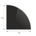 ЗАКАЛЕННОЕ СТЕКЛО ДЛЯ КАМИНА, СТЕКЛО 100х100 ЧЕРНОЕ