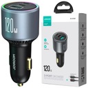 АВТОМОБИЛЬНОЕ ЗАРЯДНОЕ УСТРОЙСТВО JOYROOM 120 Вт 2XUSB-C USB + КАБЕЛЬ USB-C 100 Вт ТЕМНО-СЕРЫЙ