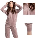Женский спортивный костюм LUNA код 309 бархат мокка XXL