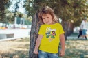 Koszulka Dziecięca 134-140 Stitch Żółta IMIĘ Wzo Płeć chłopcy dziewczynki