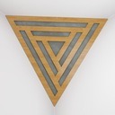 2szt Pułapki Basowe Kątowa Triangle SCIFI-F | Dąb-Szary