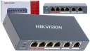 Hikvision DS-3E0106P-E/M PoE-коммутатор, 6 портов