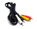 Соединительный кабель CHINCH 3x RCA на JACK2,5 мм 4 контакта 2,5 м