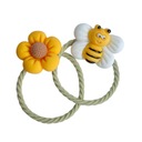 Набор резинок для плетения косичек цветочная пчелка для девочки