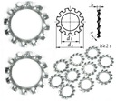 Podkładka ząbkowana DIN 6797 A ZN 6,4mm 50szt