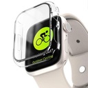 ЧЕХОЛ 2 в 1 ДЛЯ APPLE WATCH 4/5/6/SE, 40 мм, ПРОЗРАЧНОЕ ЗАКАЛЕННОЕ СТЕКЛО, НАКЛАДКА
