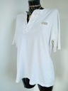 ESPRIT biała letnia vintage koszulka streetwear M Fason klasyczny