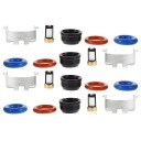 1 KIT REPAIR NOZZLES Z RINGS USZCZELNIAJACYMI METALOWO-GUMOWYMI DO KONSERWACJI CAR  photo 7