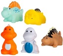 ИГРУШКИ ДЛЯ ВАННЫ РЕЗИНОВЫЕ ИГРУШКИ ДЛЯ ВАННЫ ДИНОЗАВР КОМАНДА AKUKU 5 шт.