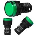 СВЕТОДИОДНАЯ КОНТРОЛЬНАЯ ЛАМПА 24В 22 ММ ЗЕЛЕНАЯ