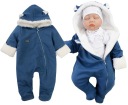 KOMBINEZON PAJAC OCIEPLANY FUTRO BAWEŁNA 80 L46A
