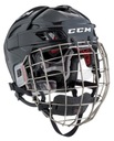 CCM Fitlite M Черный хоккейный шлем с сеткой