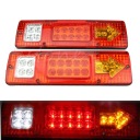 KIT 2 PIÈCES FEUX ARRIÈRE LED VERS REMORQUE REMORQUE PORTE-VOITURES VOITURES AVEC STRZALKA 12Vphoto 8