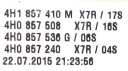 RÉTROVISEUR DROIT EXTÉRIEUR 14 GOUPILLE CAMÉRA LX7R AUDI A8 USA 4H1857410Mphoto 6