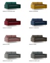 Rozkładana sofa 2 osobowa, 150x90x75 cm bordowa sofa kanapa rozkładana wers Kolor obicia odcienie czerwieni
