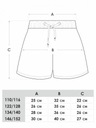 KRÓTKIE SPODENKI SPORTOWE Z kieszeniami SZORTY Dziewczęce 110/116 Marka Inna marka