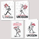 Открытка Delta Graphix Card с конвертом День рождения — WB1/006