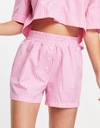 Ružové boxerky od kockovaného pyžama 46 Značka Asos Design